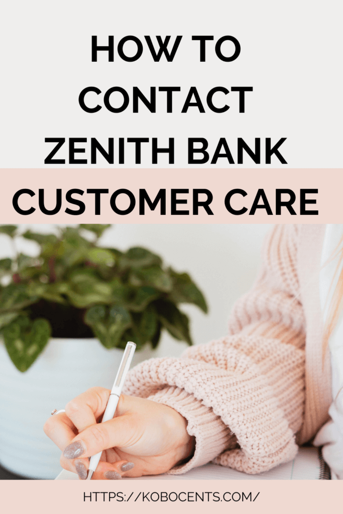 zenith bank customer care