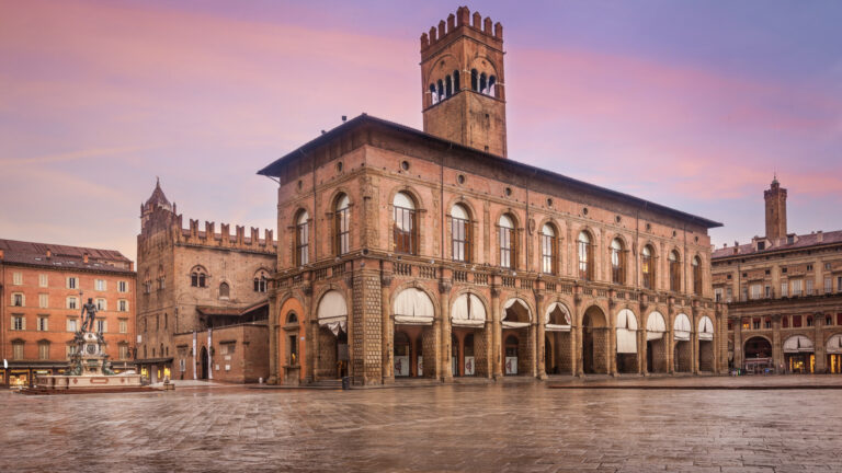 Piazza Maggiore Bologna Italy